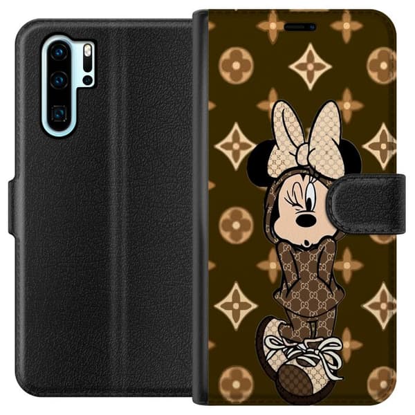 Kompatibelt Lommeboketui til Huawei P30 Pro Mimmi Gris