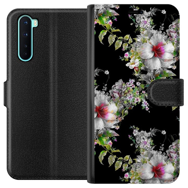 OnePlus Nord Tegnebogsetui Blomststjerne