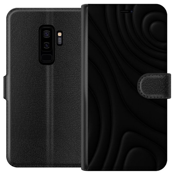 Samsung Galaxy S9+ Plånboksfodral Black Waves