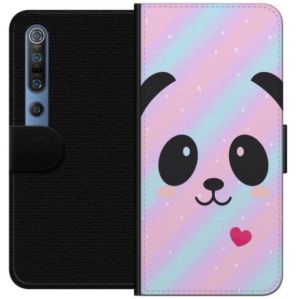 Xiaomi Mi 10 Pro 5G Plånboksfodral Regnbåge Panda