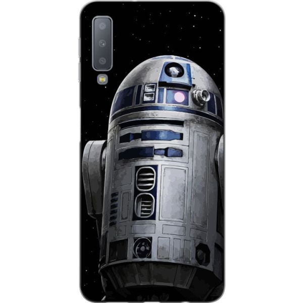 Samsung Galaxy A7 (2018) Genomskinligt Skal R2D2 Star Wars