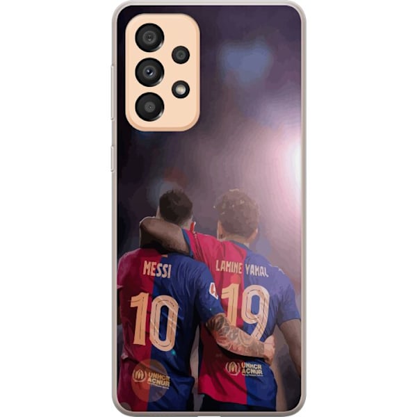 Samsung Galaxy A33 5G Genomskinligt Skal Lamine Yamal VS Messi