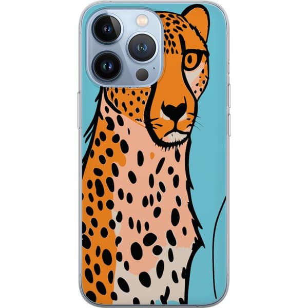 Kompatibelt Mobildeksel til Apple iPhone 13 Pro Overrasket Leopard