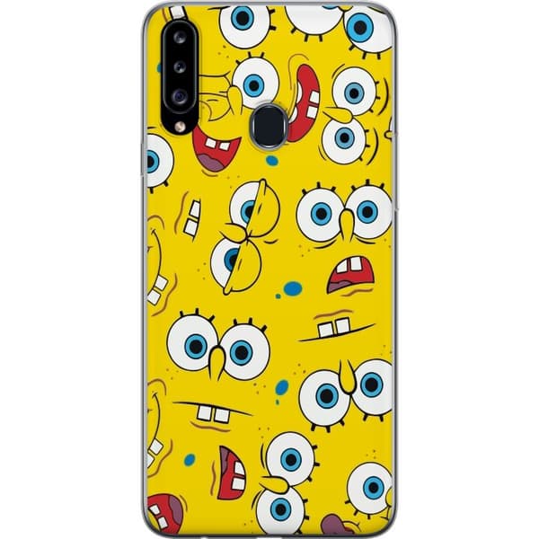 Kompatibelt Mobilskal till Samsung Galaxy A20s SpongeBob SquarePants