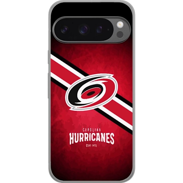 Google Pixel 9 Pro XL Gennemsigtig cover Carolina Hurricanes (