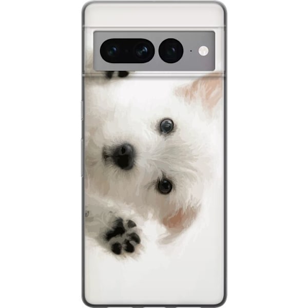 Google Pixel 7 Pro Gjennomsiktig deksel Hund