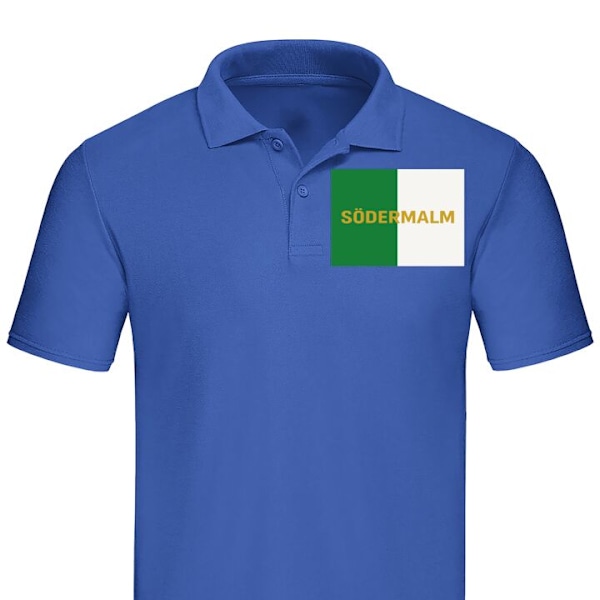 Poloshirt til Voksen | Elegant Poloshirt Södermalm - fodbold Blå Medium