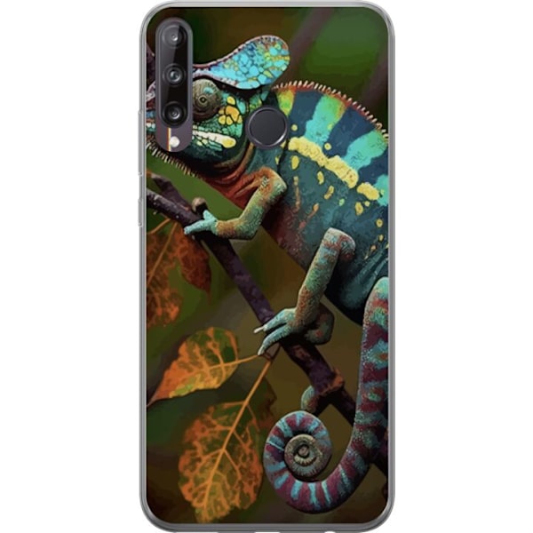 Huawei P40 lite E Gennemsigtig cover Edderkop Grafisk Streetwear Design Dyremønster Moderne Bylivsstil Populært Motiv Kreativ Kunst Trend