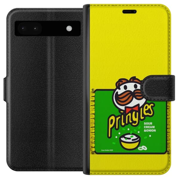Kompatibelt Lommeboketui til Google Pixel 6a Pringles gul