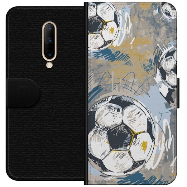 OnePlus 7 Pro Tegnebogsetui Fodbold