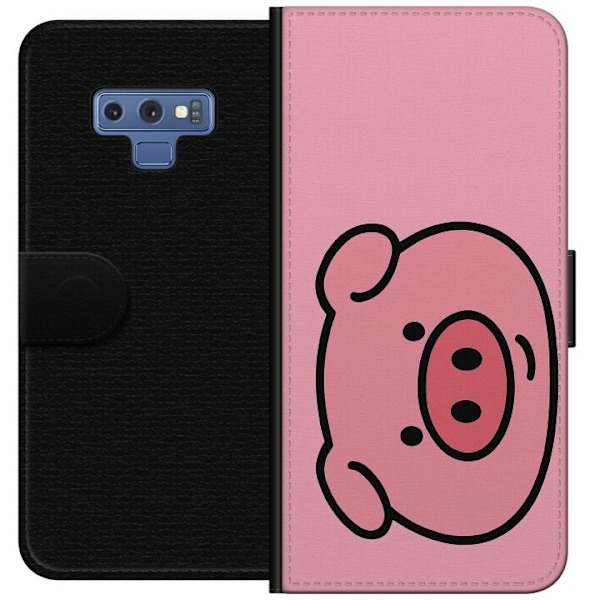 Samsung Galaxy Note9 Tegnebogsetui Kawaii Piggy