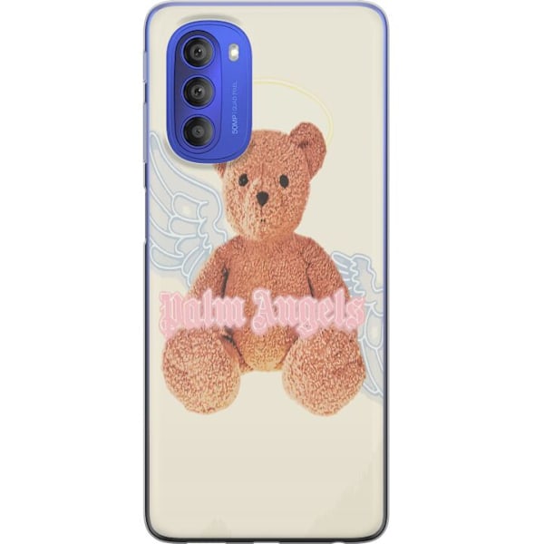 Motorola Moto G51 5G Genomskinligt Skal Palm Angels Teddy