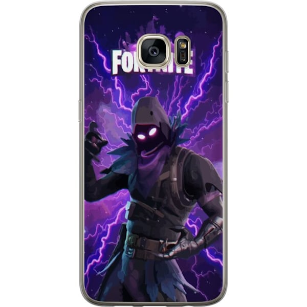 Samsung Galaxy S7 edge Gjennomsiktig deksel Fortnite Raven