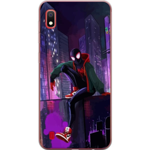 Samsung Galaxy A10 Gennemsigtig cover Fortnite - Spider-Man