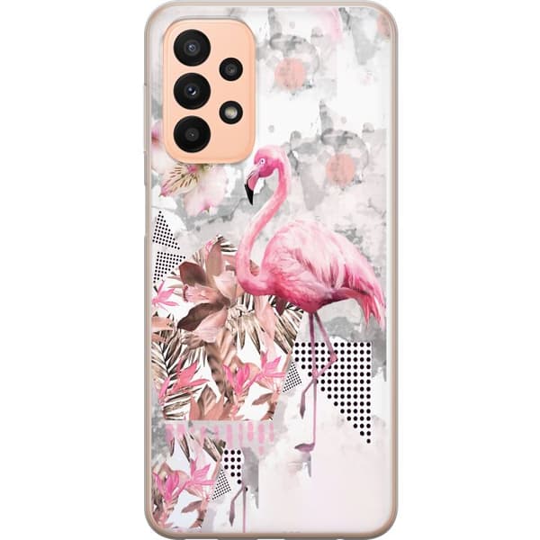 Kompatibelt Mobildeksel til Samsung Galaxy A23 Flamingo