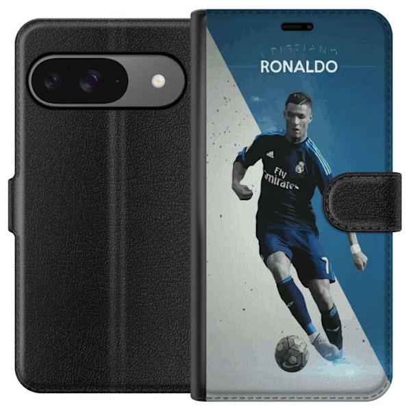 Google Pixel 9 Plånboksfodral Cristiano Ronaldo