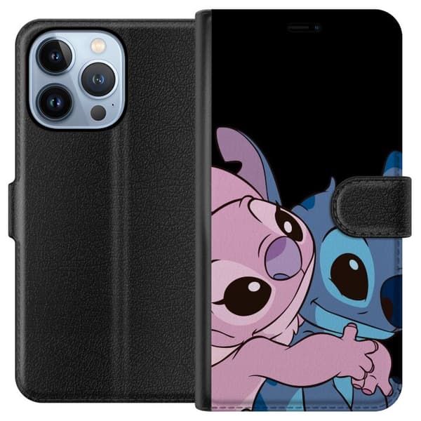Kompatibelt Plånboksfodral till Apple iPhone 13 Pro Lilo & Stitch