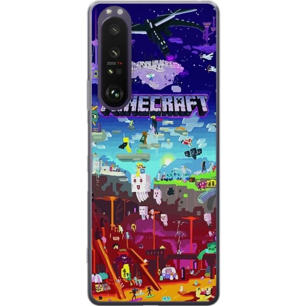 Kompatibelt Mobilskal till Sony Xperia 1 III Minecraft