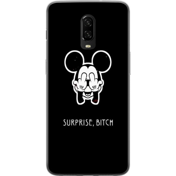 OnePlus 6T Gennemsigtig cover Mickey Mouse