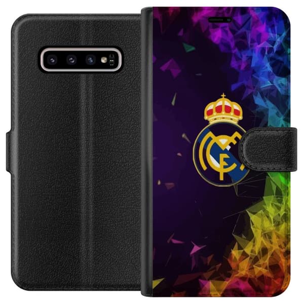 Kompatibelt Lommeboketui til Samsung Galaxy S10+ Real Madrid
