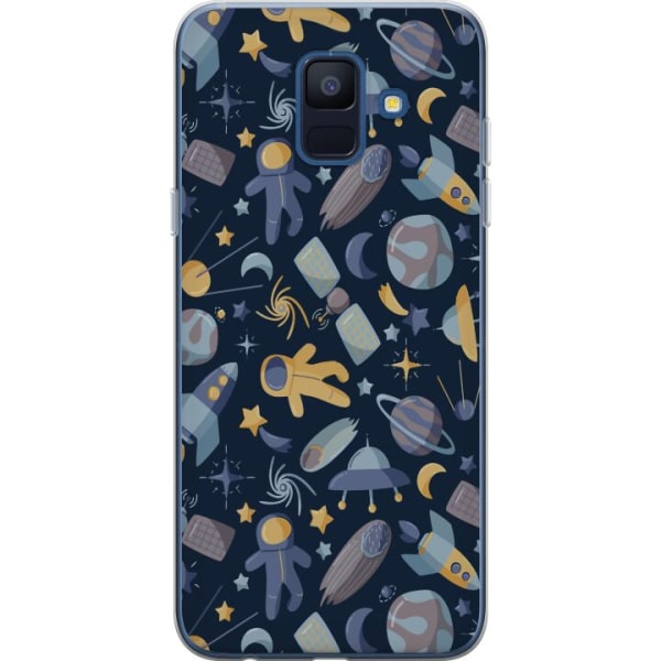 Samsung Galaxy A6 (2018) Läpinäkyvä kuori Avaruus
