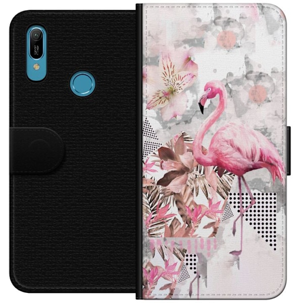 Huawei Y6 (2019) Tegnebogsetui Flamingo