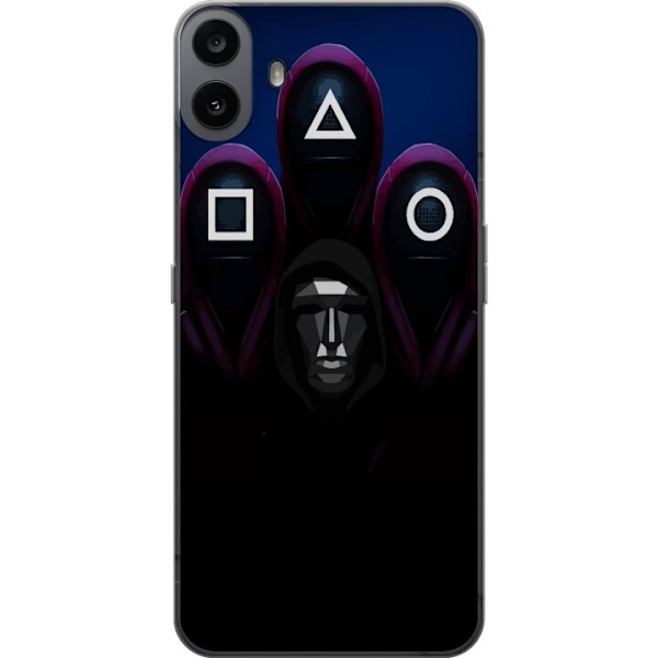 Nothing CMF Phone 1 Läpinäkyvä kuori Squid Game Kausi 3 Uudet Ikoni Suosittu Sarja TV Motiivi Aasialainen Draama Trendikäs Graafinen Suunnittelu