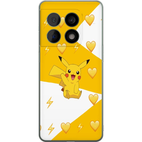 OnePlus 10 Pro Läpinäkyvä kuori Pikachu Pokémon Pelihahmo Peliaihe Suosittu Ikoni Sarjakuvasarja Pokémon GO Lasten Klassikko