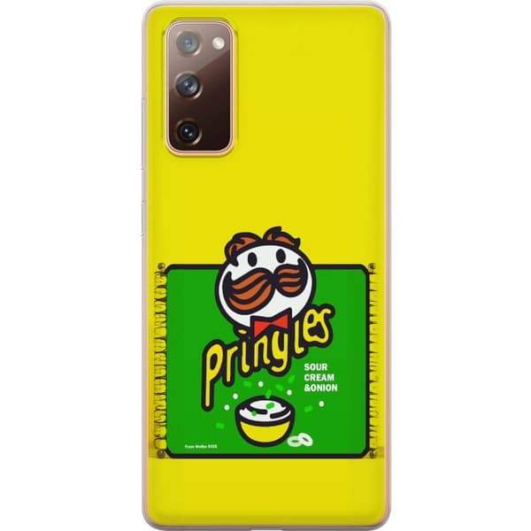 Kompatibelt Mobilskal till Samsung Galaxy S20 FE Pringles gul