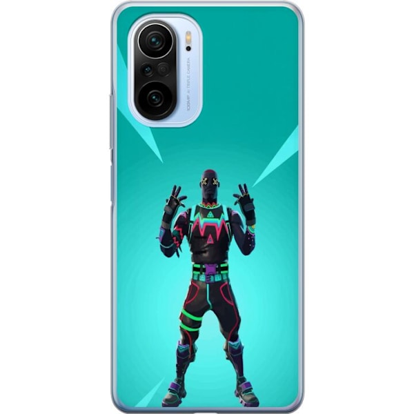 Xiaomi Mi 11i Gennemsigtig cover sort ridder fortnite