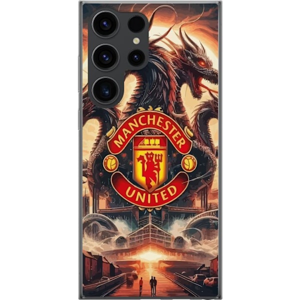 Samsung Galaxy S24 Ultra Gennemsigtig cover Manchester United