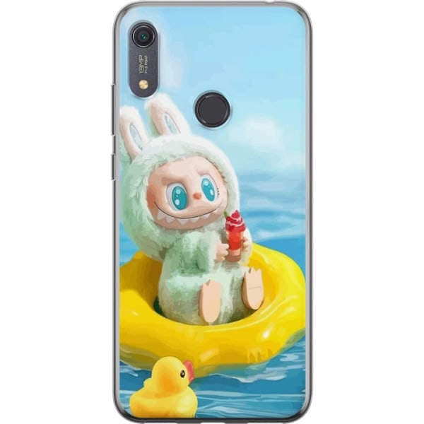 Huawei Y6s (2019) Läpinäkyvä kuori Labubu Stripe Attack - Raidat kohtaavat hirviöt