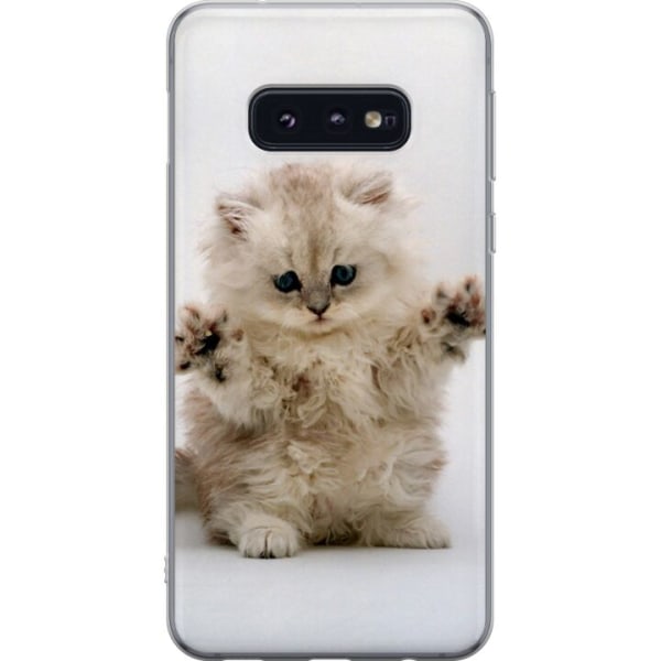 Samsung Galaxy S10e Läpinäkyvä kuori Kissa