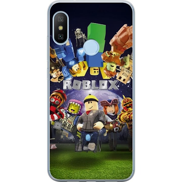 Xiaomi Mi A2 Lite Läpinäkyvä kuori Roblox Maailma - Pelaamisseikkailu Lapsille ja Nuorille