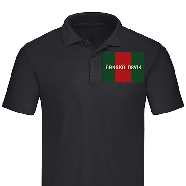 Poloshirt til Voksen | Elegant Poloshirt Örnsköldsvik - Hock Sort XX-Large