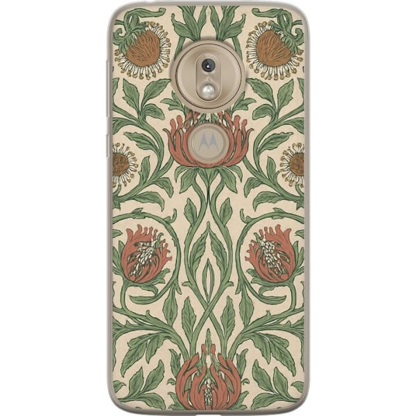Motorola Moto G7 Play Genomskinligt Skal Petal Details