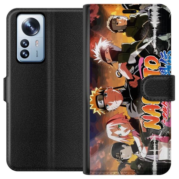 Kompatibelt Plånboksfodral till Xiaomi 12 Pro Naruto