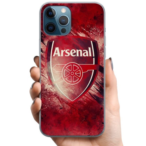 Apple iPhone 12 Pro TPU Mobilcover Arsenal Fodbold