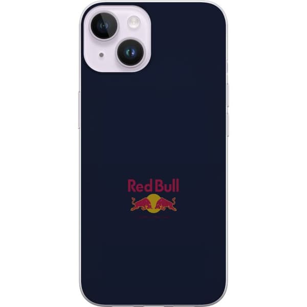 Kompatibelt Mobildeksel til Apple iPhone 15 Plus Minimalistiskt cupdesign med energidriktema blå