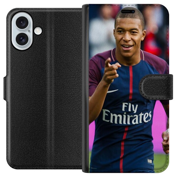 Apple iPhone 16 Plus Lommeboketui Kylian Mbappé