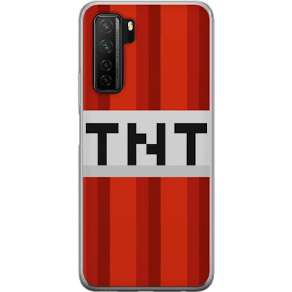 Huawei P40 lite 5G Läpinäkyvä kuori Minecraft TNT