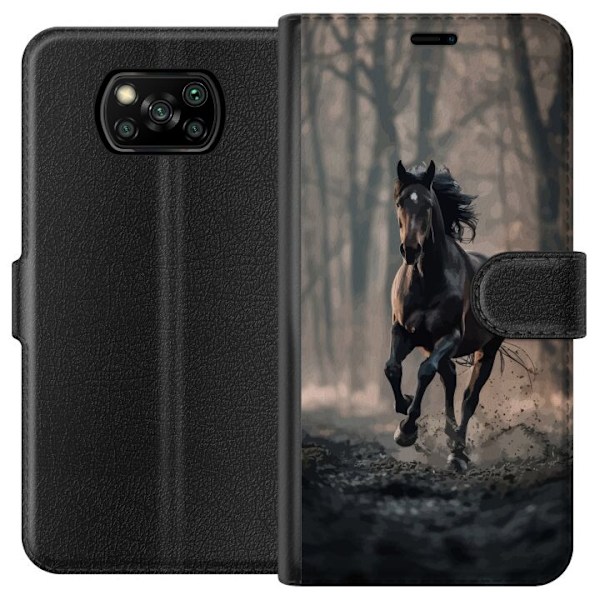 Xiaomi Poco X3 NFC Plånboksfodral Running horse