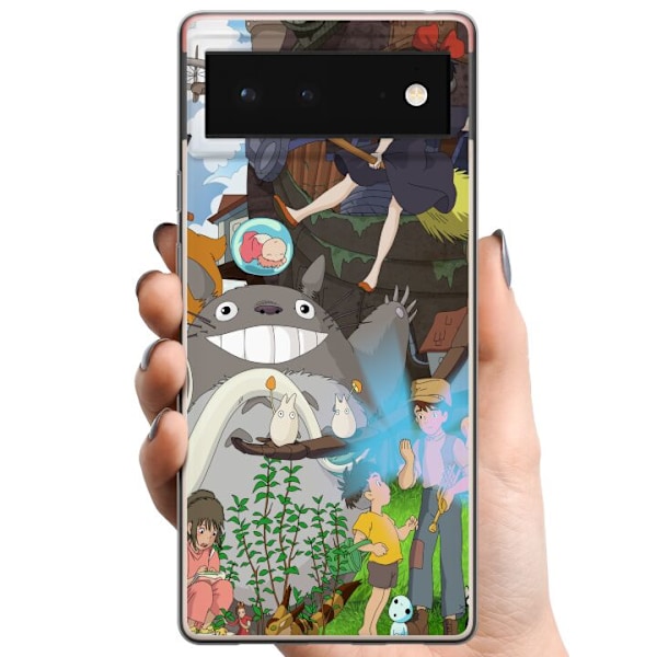 Google Pixel 6 TPU Mobildeksel Studio Ghibli