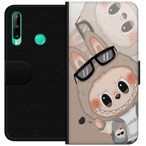 Huawei P40 lite E Tegnebogsetui Labubu Rainbow Chaos