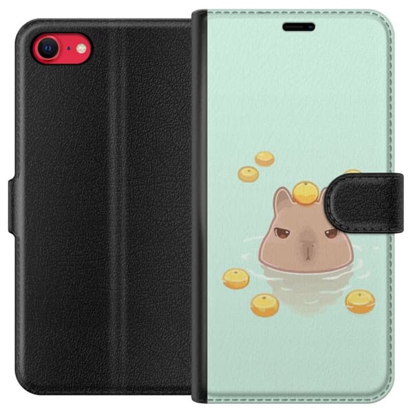 Kompatibel Tegnebogsetui til Apple iPhone 8 Capybara