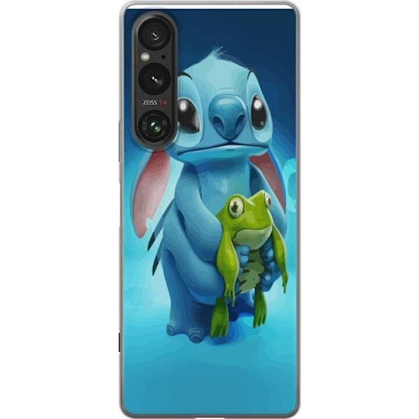 Sony Xperia 1 V Gennemsigtig cover Stitch og frøen