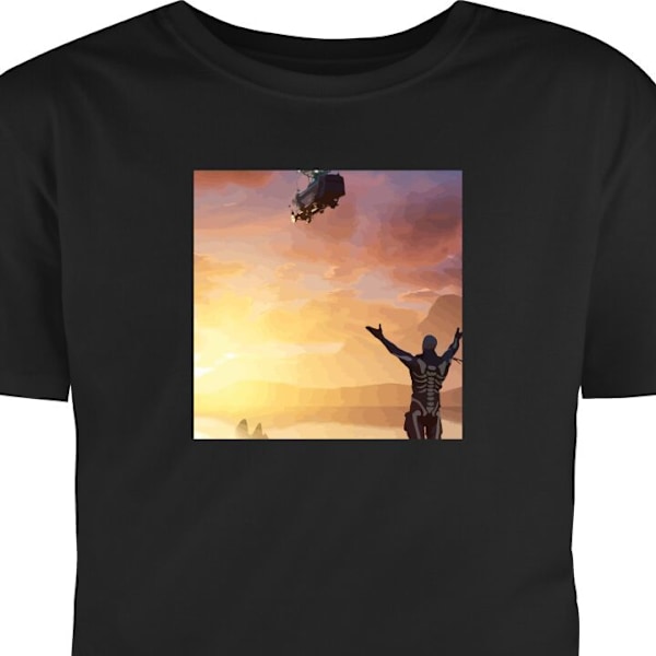 Barn-T-shirt | Bekväm T-shirt för Barn Fortnite svart 2-3 År