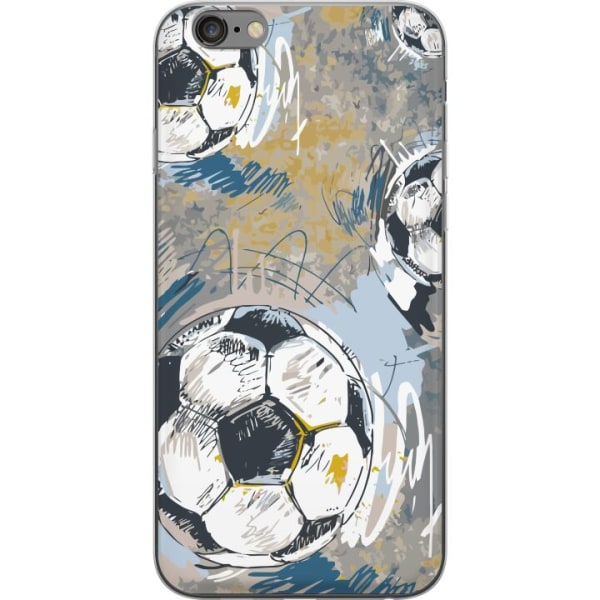 Apple iPhone 6 Plus Gennemsigtig cover Fodbold