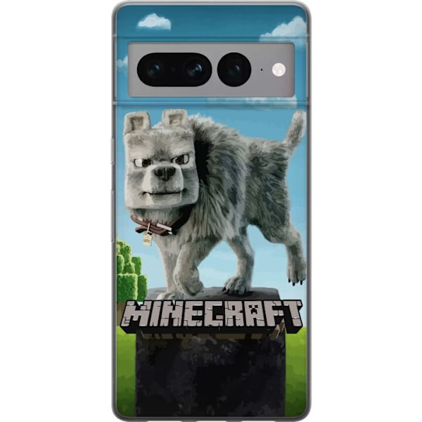 Google Pixel 7 Pro Läpinäkyvä kuori A Minecraft Movie