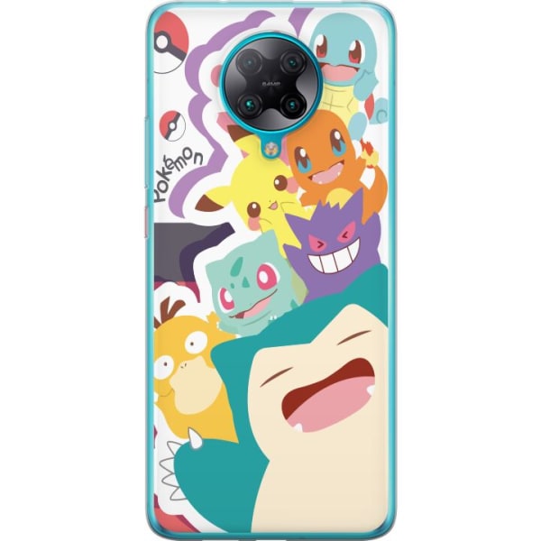 Xiaomi Poco F2 Pro Läpinäkyvä kuori Pokemon